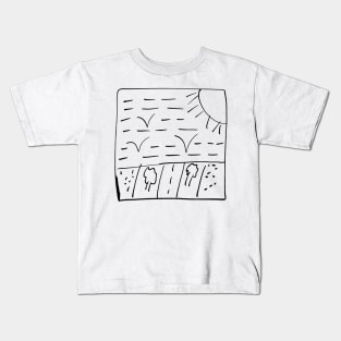 The road on a sunny day . Kids T-Shirt